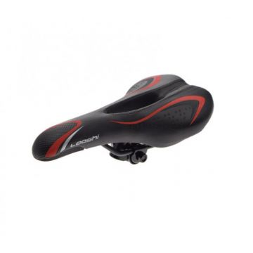 Sa bicicleta, Leoshi, culoare negru rosu,cu gaura pentru aerisire Sa bicicleta, Leoshi, culoare negru rosu,cu gaura pentru aerisire