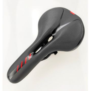 Sa biciclete Jet WL-3389A, culoare negru rosu Sa biciclete Jet WL-3389A, culoare negru rosu