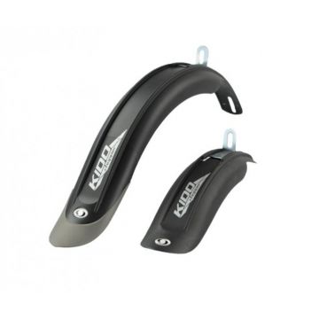 Set 2 aparatori noroi pentru biciclete cu roti 20  , culoare negru titan Set 2 aparatori noroi pentru biciclete cu roti 20  , culoare negru titan