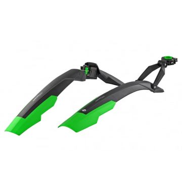 Set 2 aparatori roti biciclete, Simpla ADHD SDL lungi 27.5   -29  , culoare negru verde Set 2 aparatori roti biciclete, Simpla ADHD SDL lungi 27.5   -29  , culoare negru verde