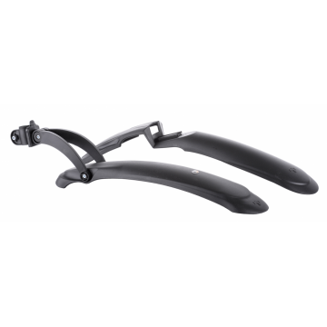 Set 2 aparatori roti biciclete, Simpla GP PRO, pentru fata si spate, culoare negru Set 2 aparatori roti biciclete, Simpla GP PRO, pentru fata si spate, culoare negru