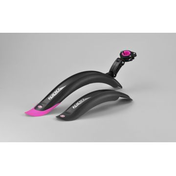 Set 2 aparatori roti biciclete, Simpla KIDO CHOPPER SDE 16   , culoare negru roz Set 2 aparatori roti biciclete, Simpla KIDO CHOPPER SDE 16   , culoare negru roz