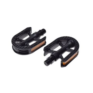 Set 2 pedale copii Wellgo din plastic pentru bicicleta, filet 1 2, culoare negru Set 2 pedale copii Wellgo din plastic pentru bicicleta, filet 1 2, culoare negru