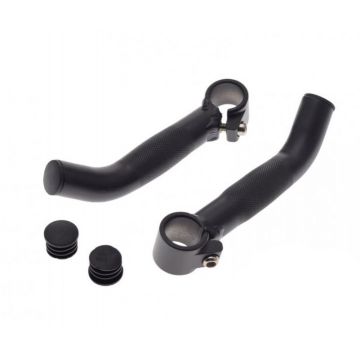 Set capeti ghidon bicicleta, culoare negru