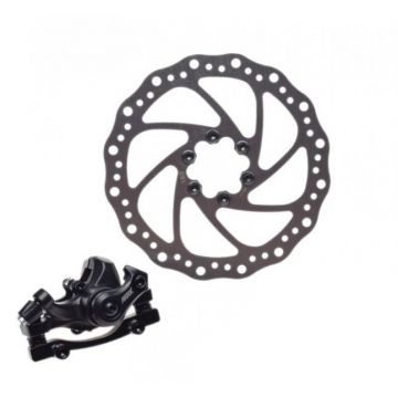 Set disc cu etrier frana fata, disc 160mm si etrier Set disc cu etrier frana fata, disc 160mm si etrier