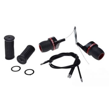 Set manete schimbator rotative, pentru biciclete, 3x6 viteze Set manete schimbator rotative, pentru biciclete, 3x6 viteze