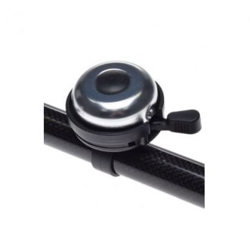 Sonerie biciclete aluminiu, culoare argintiu negru Sonerie biciclete aluminiu, culoare argintiu negru