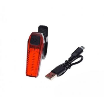 Stop spate biciclete led Cob, incarcare USB, 90 lumeni Stop spate biciclete led Cob, incarcare USB, 90 lumeni