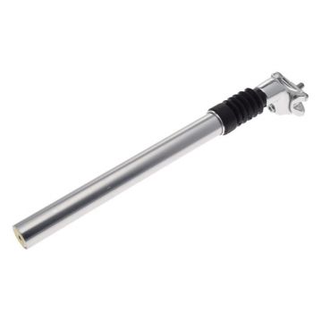 Tija sa biciclete 27,2 x 350 mm, cu suspensie, culoare argintie Tija sa biciclete 27,2 x 350 mm, cu suspensie, culoare argintie