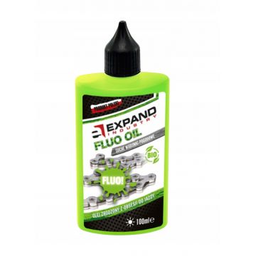Ulei de uns lant biciclete EXPAND FLUO dry conditions 100ml Ulei de uns lant biciclete EXPAND FLUO dry conditions 100ml
