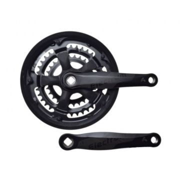 Angrenaj pedalier cu 3 foi 42 34 24, brat 170mm Angrenaj pedalier cu 3 foi 42 34 24, brat 170mm