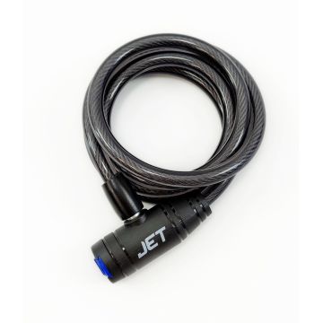 Antifurt cu cheie JET LOCK TY-506-1, 10x1500mm, culoare negru, cu suport Antifurt cu cheie JET LOCK TY-506-1, 10x1500mm, culoare negru, cu suport