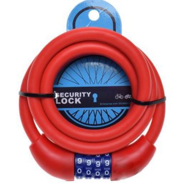 Antifurt cu cifru 12X1500, rosu Antifurt cu cifru 12X1500, rosu