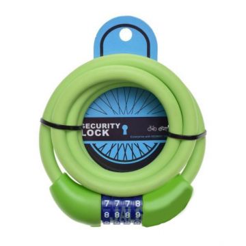 Antifurt cu cifru 12X1500, verde Antifurt cu cifru 12X1500, verde