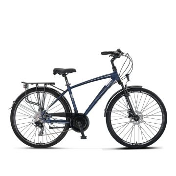 Bicicleta City Umit Ventura, M-510-ATB-S, culoare albastru gri, roata 28  , cadru 510mm din aluminiu, frana disc hidraulic, 21 viteze Bicicleta City Umit Ventura, M-510-ATB-S, culoare albastru gri, roata 28  , cadru 510mm din aluminiu, frana disc hidraulic, 21 viteze