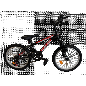 Bicicleta copii Tec Titan suspensie fata, roata 20  , culoare negru rosu Bicicleta copii Tec Titan suspensie fata, roata 20  , culoare negru rosu