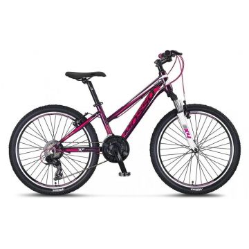 Bicicleta Mosso Wildfire V Lady, roata 24  , cadru din aluminiu, culoare violet Bicicleta Mosso Wildfire V Lady, roata 24  , cadru din aluminiu, culoare violet