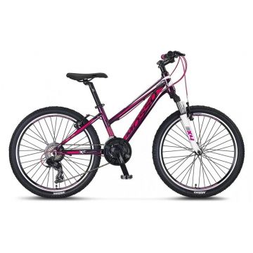 Bicicleta Mosso Wildfire V Lady, roata 26  , cadru 16   din aluminiu, culoare violet Bicicleta Mosso Wildfire V Lady, roata 26  , cadru 16   din aluminiu, culoare violet