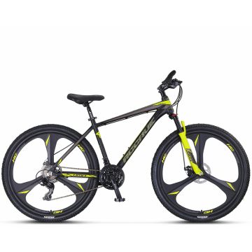 Bicicleta MTB Umit Accrue 2D, cadru 18  , culoare negru galben, roata 26  , cadru aluminiu, frana disc, 21 viteze Bicicleta MTB Umit Accrue 2D, cadru 18  , culoare negru galben, roata 26  , cadru aluminiu, frana disc, 21 viteze