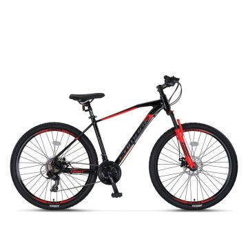 Bicicleta MTB Umit Camaro, culoare negru rosu, roata 27.5  , cadru 16   din aluminiu, frana disc, 21 viteze Bicicleta MTB Umit Camaro, culoare negru rosu, roata 27.5  , cadru 16   din aluminiu, frana disc, 21 viteze