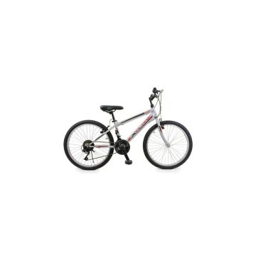 Bicicleta MTB UMIT Explorer Man, culoare gri rosu, roata 24  , cadru din otel Bicicleta MTB UMIT Explorer Man, culoare gri rosu, roata 24  , cadru din otel