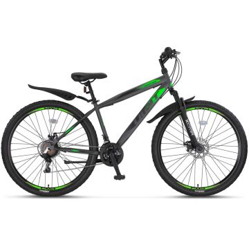 Bicicleta MTB Umit Faster, culoare gri verde, roata 29  , frana disc, 21 viteze Bicicleta MTB Umit Faster, culoare gri verde, roata 29  , frana disc, 21 viteze