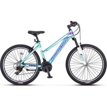 Bicicleta MTB Umit Mirage Lady, 21 viteze, culoare turcoaz alb, roata 26  , cadru din aluminiu Bicicleta MTB Umit Mirage Lady, 21 viteze, culoare turcoaz alb, roata 26  , cadru din aluminiu