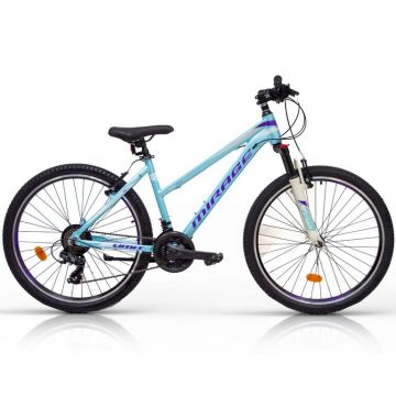 Bicicleta MTB Umit Mirage Lady, 21 viteze, culoare turcoaz, roata 24  , cadru din aluminiu, frana V-Brake Bicicleta MTB Umit Mirage Lady, 21 viteze, culoare turcoaz, roata 24  , cadru din aluminiu, frana V-Brake