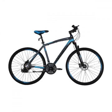 Bicicleta Trekking Umit Magnetic M-460-21-SHIM, culoare gri albastru, roata 28  , cadru aluminiu, frana disc hidraulica Bicicleta Trekking Umit Magnetic M-460-21-SHIM, culoare gri albastru, roata 28  , cadru aluminiu, frana disc hidraulica