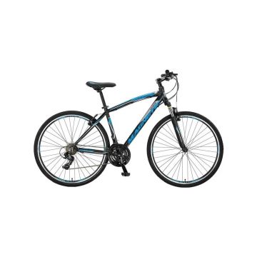 Bicicleta Trekking Umit Magnetic M-460-21-SHIM, culoare negru albastru, roata 28  , cadru aluminiu, frana disc hidraulica Bicicleta Trekking Umit Magnetic M-460-21-SHIM, culoare negru albastru, roata 28  , cadru aluminiu, frana disc hidraulica