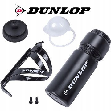 Bidon negru si suport negru, DUNLOP, capacitate 750ml Bidon negru si suport negru, DUNLOP, capacitate 750ml