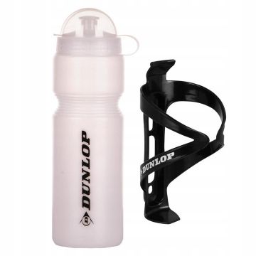 Bidon transparent si suport negru, DUNLOP, capacitate 750ml Bidon transparent si suport negru, DUNLOP, capacitate 750ml