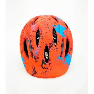 Casca biciclisti AVO-10, marime M (48-52cm), culoare portocaliu Casca biciclisti AVO-10, marime M (48-52cm), culoare portocaliu