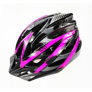 Casca biciclisti AVO-20, marime M (54-58 cm), culoare negru roz mat Casca biciclisti AVO-20, marime M (54-58 cm), culoare negru roz mat