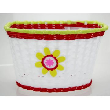 Cos biciclete copii HL-BS02-8 pentru roti 16  , material plastic, culoare alb Cos biciclete copii HL-BS02-8 pentru roti 16  , material plastic, culoare alb