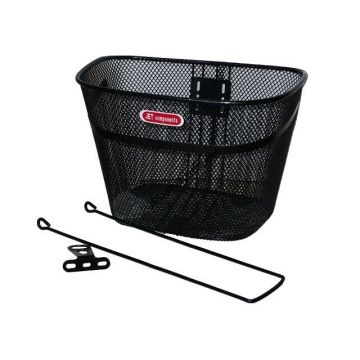 Cos fata biciclete HT-012, culoare negru, 34x25,5x24cm, 600 grame, prindere 1 Cos fata biciclete HT-012, culoare negru, 34x25,5x24cm, 600 grame, prindere 1