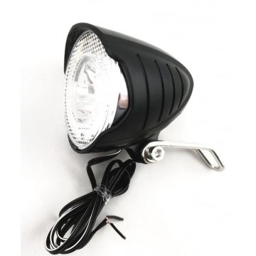 Far fata biciclete 110C, cu fir pentru dinam in butuc Far fata biciclete 110C, cu fir pentru dinam in butuc