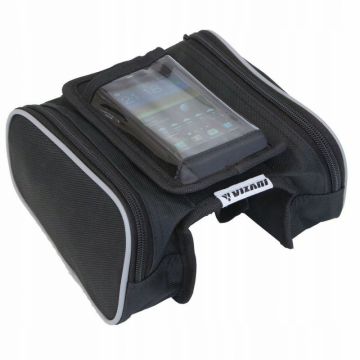 Geanta bicicleta pentru telefon K-076, culoare negru Geanta bicicleta pentru telefon K-076, culoare negru