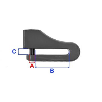 Lacat antifurt blocare disc frana 5.5X34X7 Lacat antifurt blocare disc frana 5.5X34X7