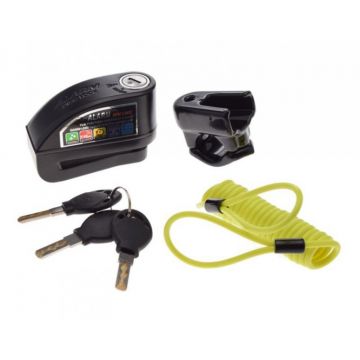 Lacat pentru disc cu alarma, On Off, culoare negru Lacat pentru disc cu alarma, On Off, culoare negru