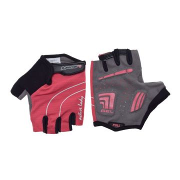 Manusi lady biciclete, culoare roz gri, marime M Manusi lady biciclete, culoare roz gri, marime M