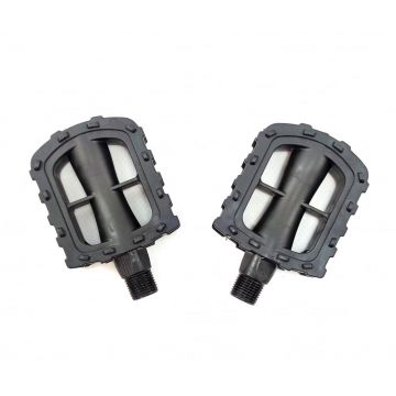 Pedale biciclete 221 plastic 80x58, filet 9 16  (14mm) Pedale biciclete 221 plastic 80x58, filet 9 16  (14mm)