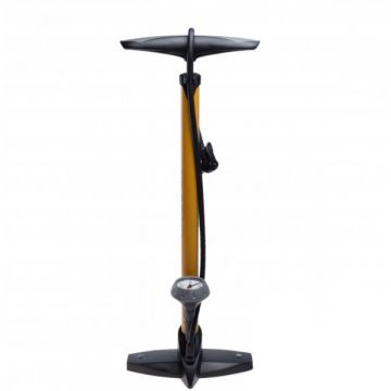 Pompa aer roti cu manometru, podea, 160 PSI Pompa aer roti cu manometru, podea, 160 PSI