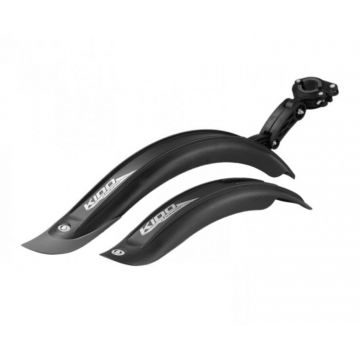 Set 2 aparatori noroi 16,  -18,  , prindere sa, Negru Titan Set 2 aparatori noroi 16,  -18,  , prindere sa, Negru Titan