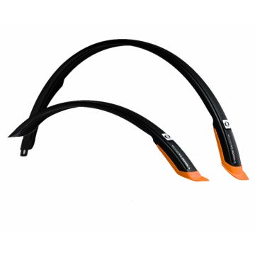 Set 2 aparatori roti biciclete,Simpla UBIQUIT SDL 46mm 28   , culoare negru portocaliu Set 2 aparatori roti biciclete,Simpla UBIQUIT SDL 46mm 28   , culoare negru portocaliu