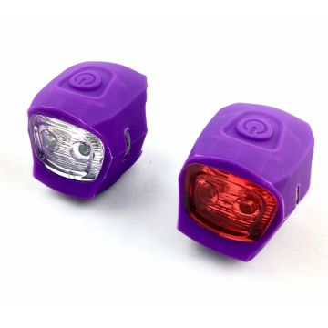 Set 2 lampi far si stop S90 2 led, culoare violet Set 2 lampi far si stop S90 2 led, culoare violet