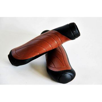 Set 2 mansoane bicicleta D2-TC-G142, culoare negru maro, lungime 135mm Set 2 mansoane bicicleta D2-TC-G142, culoare negru maro, lungime 135mm