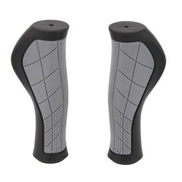 Set 2 mansoane bicicleta Jet G-307 ergonomice, culoare negru gri Set 2 mansoane bicicleta Jet G-307 ergonomice, culoare negru gri