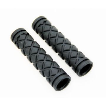 Set 2 mansoane bicicleta Jet G-73A, culoare negru Set 2 mansoane bicicleta Jet G-73A, culoare negru