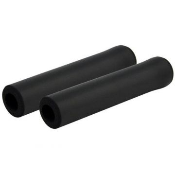 Set 2 mansoane bicicleta Jet SGR-001 NBR din spuma, culoare negru Set 2 mansoane bicicleta Jet SGR-001 NBR din spuma, culoare negru